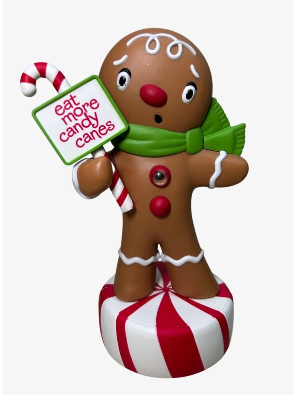 Hallmark Wisecrackin Gingerbread Boy Motion Activated Christmas Decoration